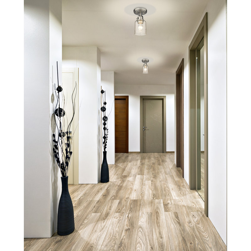 Tyringham Flush Mount, Brushed Nickel