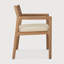 Jack Outdoor Teak Dining Armchair-1998580684