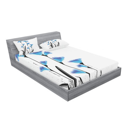 Vector Microfiber Floral Sheet Set