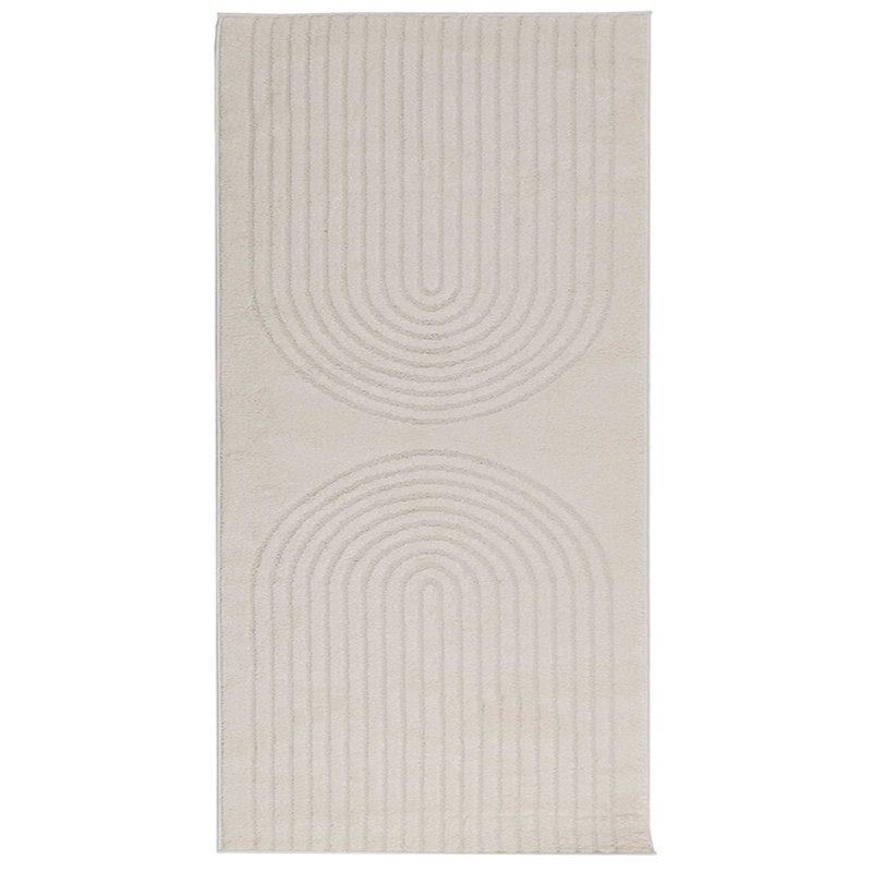 Modern Indoor Rug, Cream, Runner 80 x 200 cm