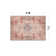 Griffey Vintage Boho Machine Washable Red/Blue Non-Slip Backing Area Rug