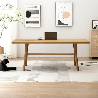 Simple Fashion Dining Table Ash Solid Wood Dining Table
