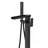 Single Handle Freestanding Bathtub Wall Mounted Faucet With Hand Shower Bathtub Faucet , Matte Black