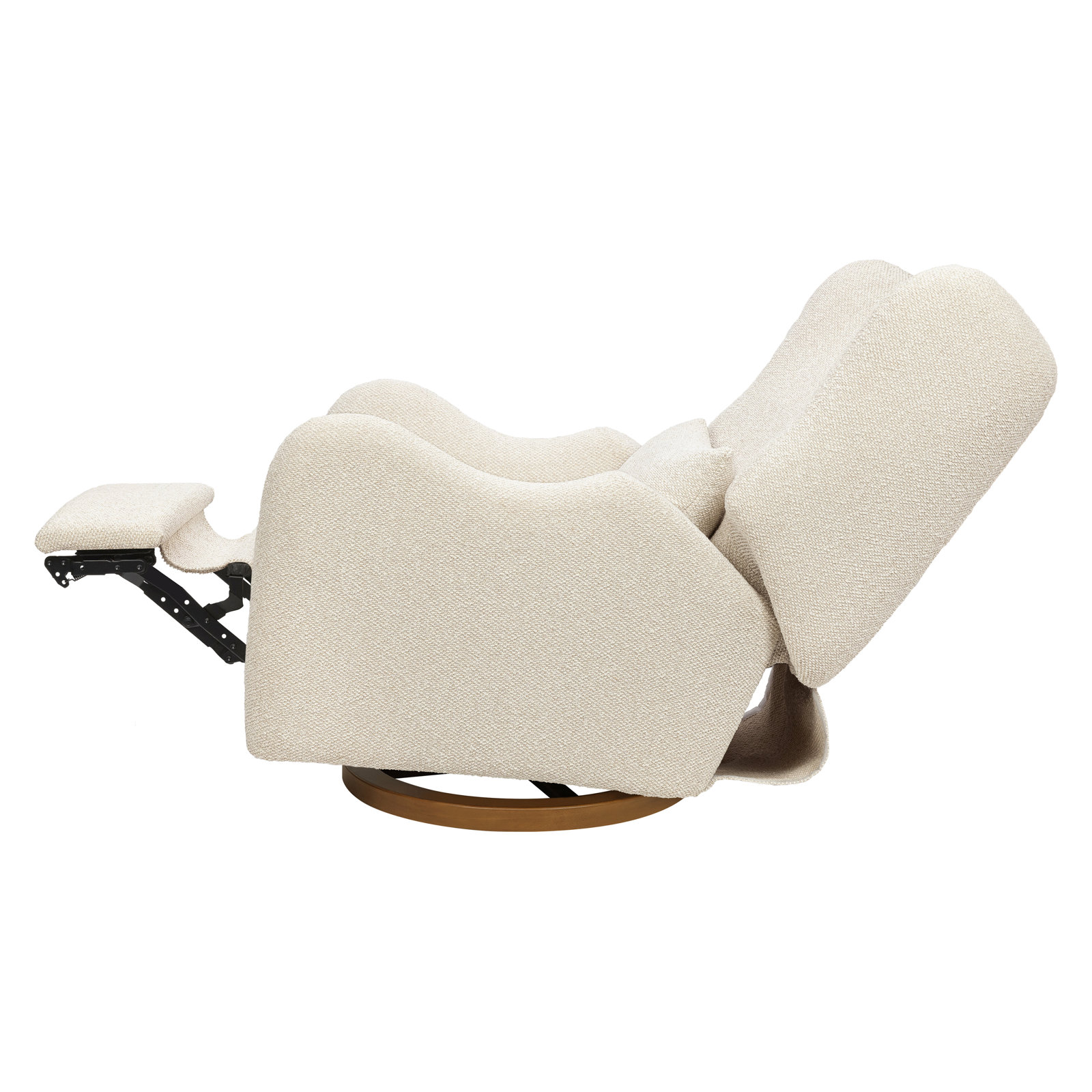 Westham Electronic Recliner and Glider with USB Port by Nate Berkus, Performance Powder Slub Weave with Toffee Base