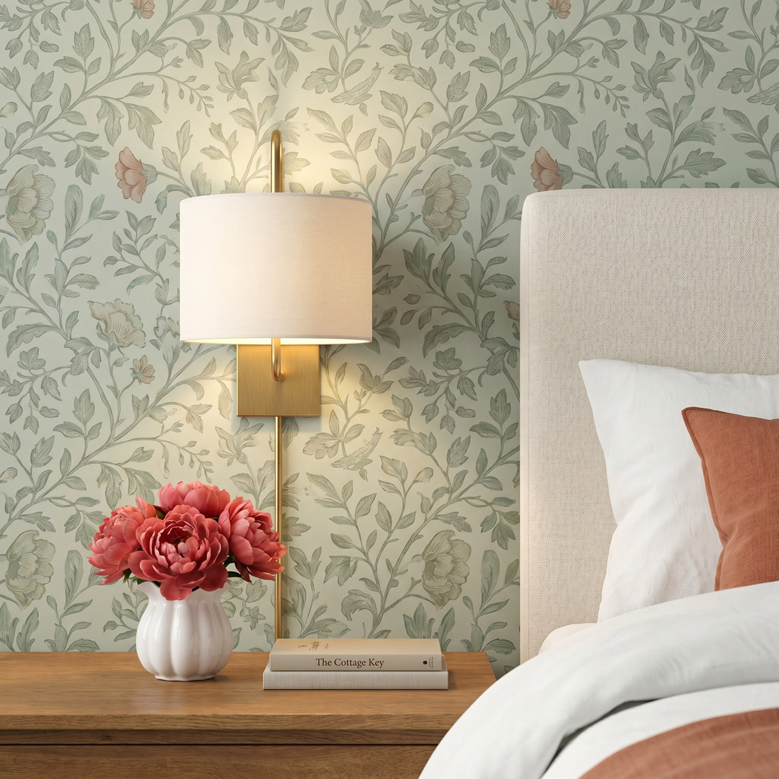 Finley Single Light Dimmable Armed Sconce
