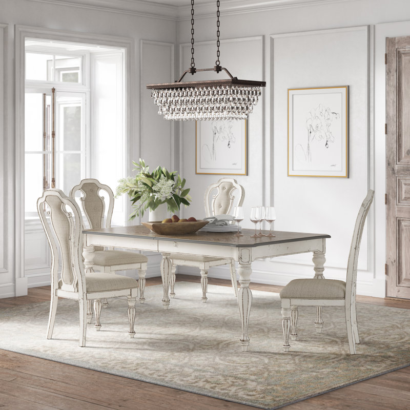 Colchester Extendable Dining Table Set, 30" H x 90" L x 44" W