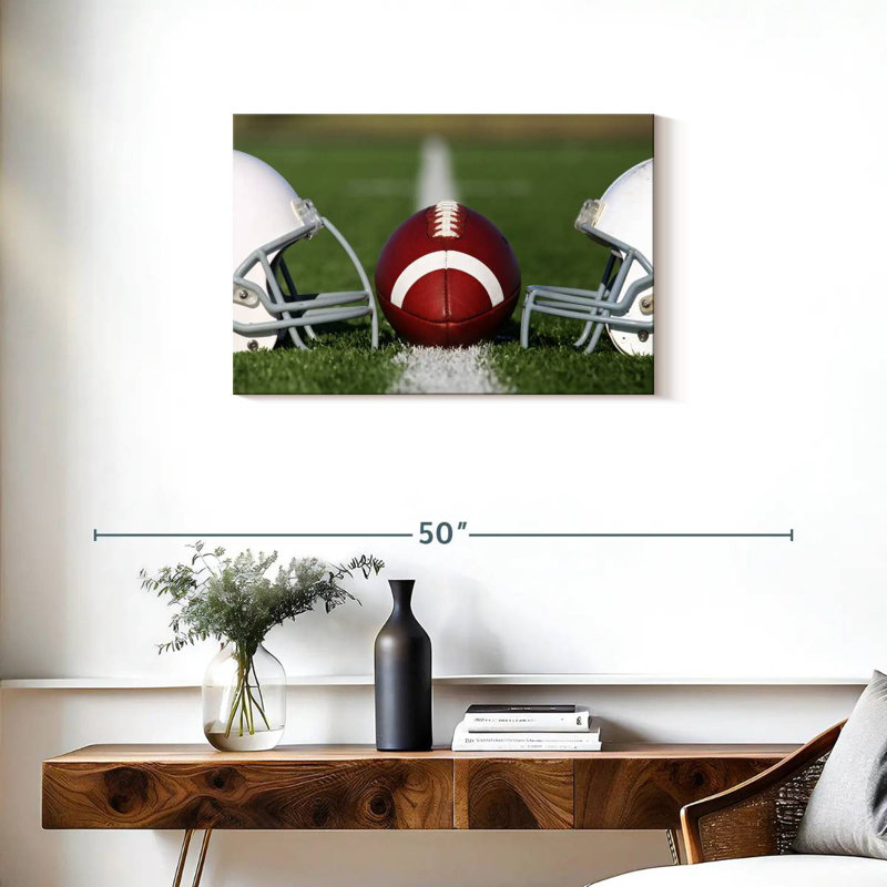 «Football Helmets, H 20 po x l 30 po