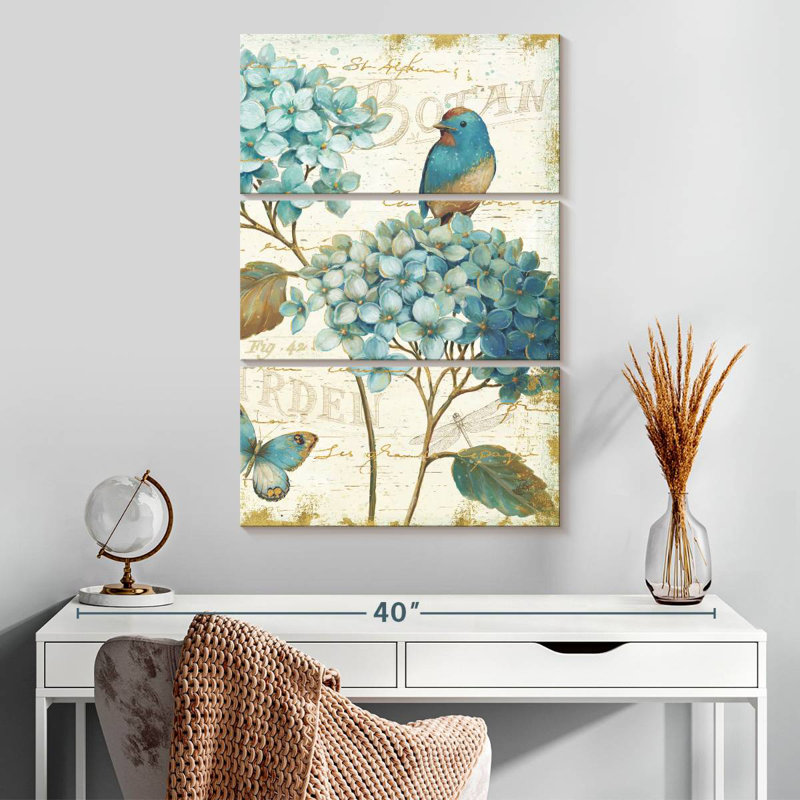 Jardin bleu Harnek, H 32 po x l 20 po