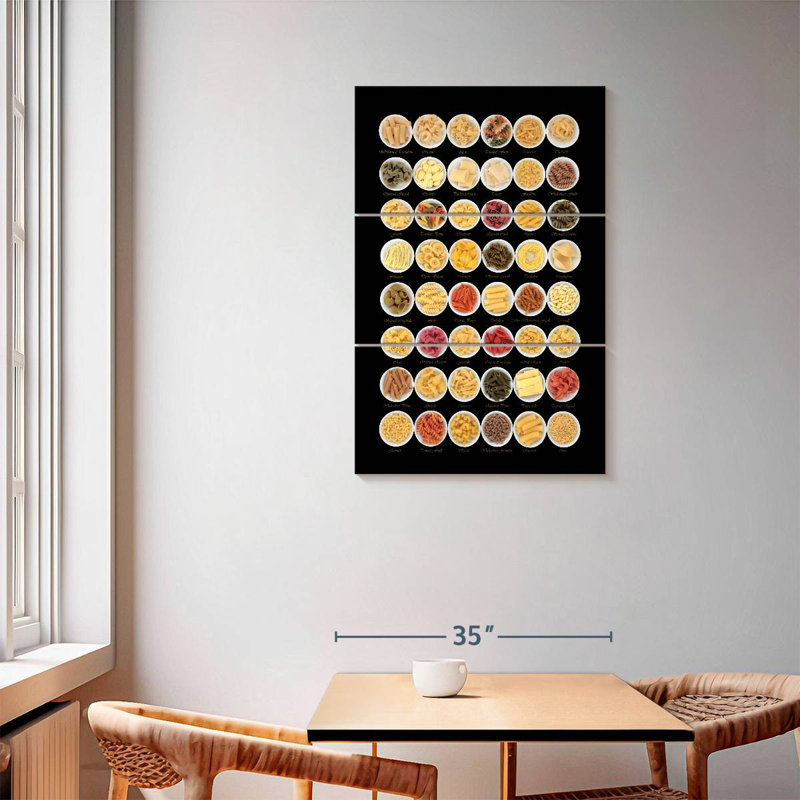 Yarlin Pasta Sampler, 57" H x 36" W