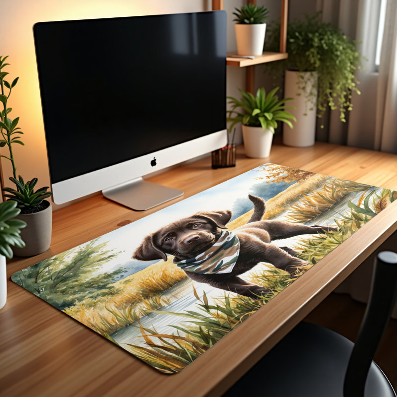 Polyester Desk Pad, 31.5x15.5
