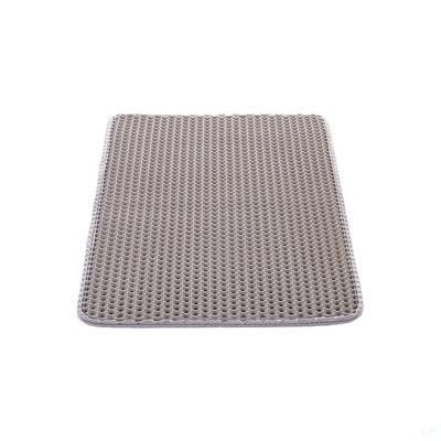 Cat Litter Trapping Mat 24 X 15 In Double Layer Honeycomb Non-Slip & Urine-Proof