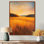 Impression sur toile «Golden Summer Meadow Glow II» - paysage jaune