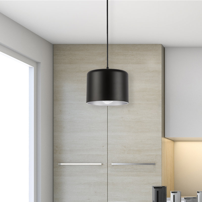 Axtin 1 - Light Single Pendant, Black, Aged Brass