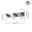 Luminaire de meuble-lavabo avec abat-jour en verre transparent Cleofas-1815601056-1838074019