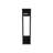 Shelf 28" H, With 2 Shelves, Black
