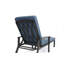 Chaise longue d'extérieur en aluminium avec coussin-160727637