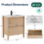 Single Bathroom Vanity with Top