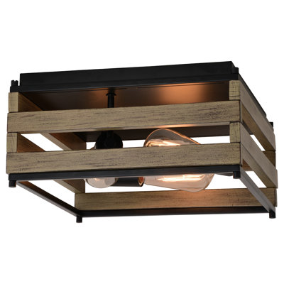 Plafonnier encastré 3 lumières 13 po