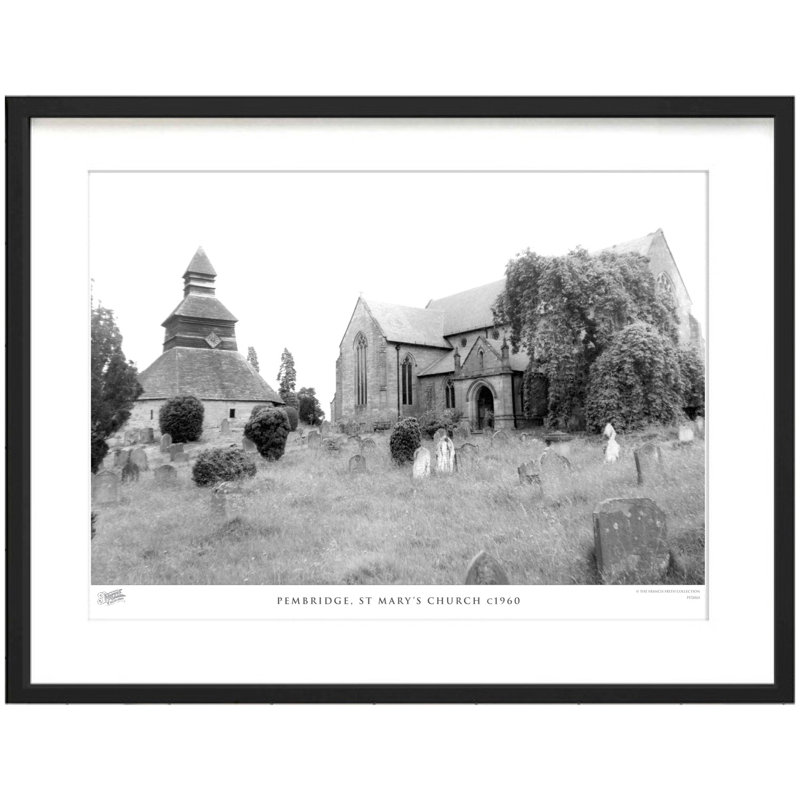 Pembridge, St Mary's Church C1960 - Single Picture Frame Print, 60cm H x 80cm W x 2.3cm D