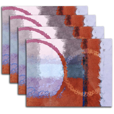 Napperon abstrait en polyester
