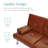 Owlex Modern Convertible Futon Sofa w/ Removable Armrests, 2 Cupholders-1055220604