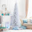Regular White Realistic Artificial PVC Cashmere Christmas Tree-935957160