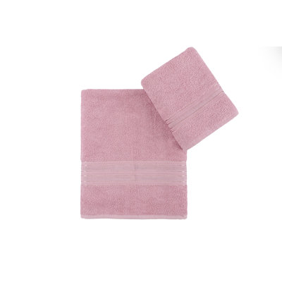Ensemble de serviettes 2 pièces 100% coton Dora