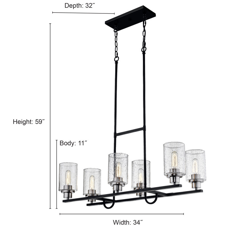 Sitz 6 - Light Kitchen Island Pendant
