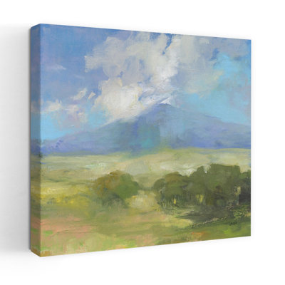 Contemporary Clouds On The Mountain With Blue Cloud Art