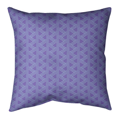 Coussin de sol zig zag classique