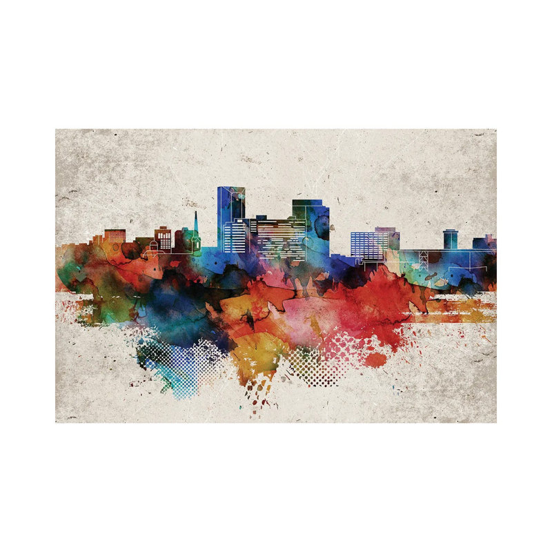 1 Piece Wrapped Canvas Painting, 30.48 cm H x 45.72 cm W