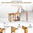 Adjustable Shower Bench Stool For Inside Shower – 31.7'' Wood Bathroom Bench With Storage Shelf, Built-In Handle & Shower Head Holder, Waterproof