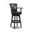 Meola Swivel Upholstered Counter Stool with Solid Wood Frame-593858112-590138081
