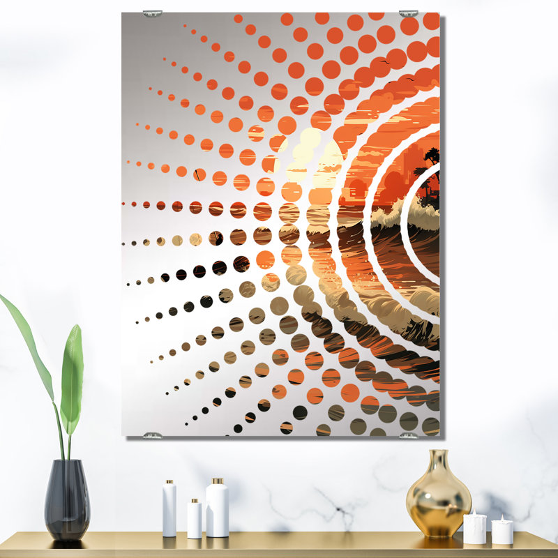 Boneta - Miroir mural Coastal Sunset, 40 po x 30 po