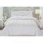 Ensemble d'édredon de 3 pièces en microfibre à nervures Swift Home - couleurs unies et motifs rayés - toutes saisons, durable, facile d'entretien-10176241-156299573