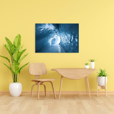 Reproduction d'art mural paysage glacier abstrait