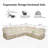 Airflow Leather 3-Piece Reclining Sofa Set With Wireless Charging & Center Console-1725964602
