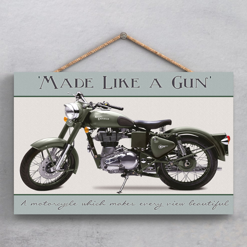 Made Like A Gun - Print on MDF