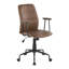 Chaise de bureau en similicuir espresso-640378244