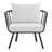 Riverside Outdoor Patio Aluminum Armchair-377258411