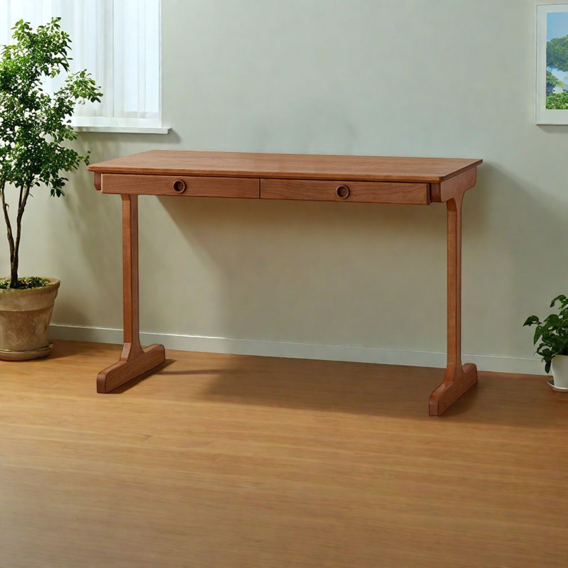European style retro small desk, 29.53" H x 47.24" W x 23.62" D