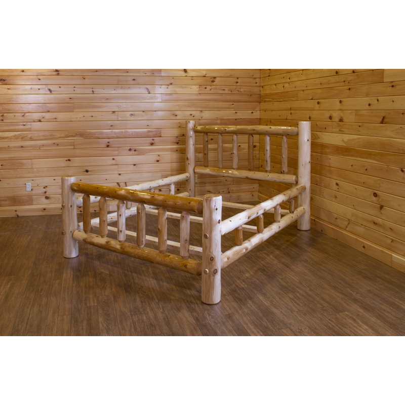 Trumbull Solid Wood Slat Bed, Twin