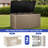 Edrosie Inc 63'' W 230 Gallons Water Resistant Resin Lockable Deck Box Storage Type in Brown-128126052-101377508