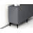 Catena Elegant Console Table, Anthracite Color, 59.1 x 31.1 x 15.7 inches | 100% Melamine Coated Particle Board, Thickness: 0.7 inches | Stylish Design for Entryway, Living Room & Home Office, Durable & Functional-106861008