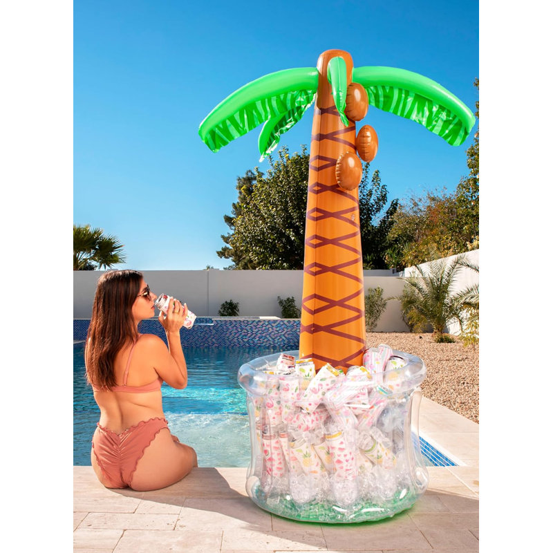 37 Quarts Inflatable Palm Tree Cooler