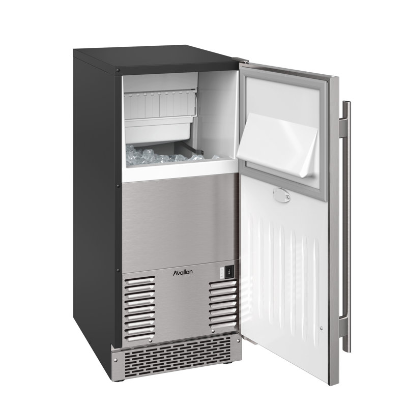 Avallon 14-15/16 In. 26 Lb. Undercounter Ice Maker In Stainless Steel