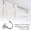 Tringle de tension réglable en métal de 1 po-73432645-73432648