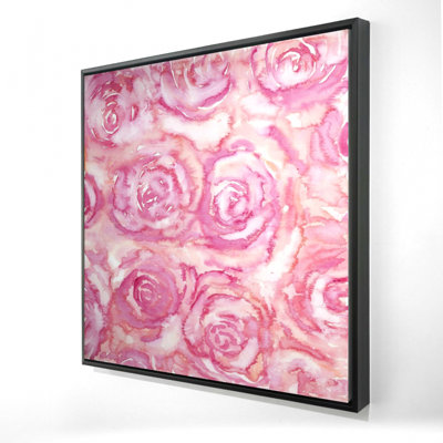 "Bouquet de roses à l'aquarelle"