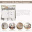 Armoire de rangement avec 3 tiroirs pour la salle à manger-1017518867