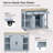 47.2'' Kitchen Island With Extendable Dining Table-708397878